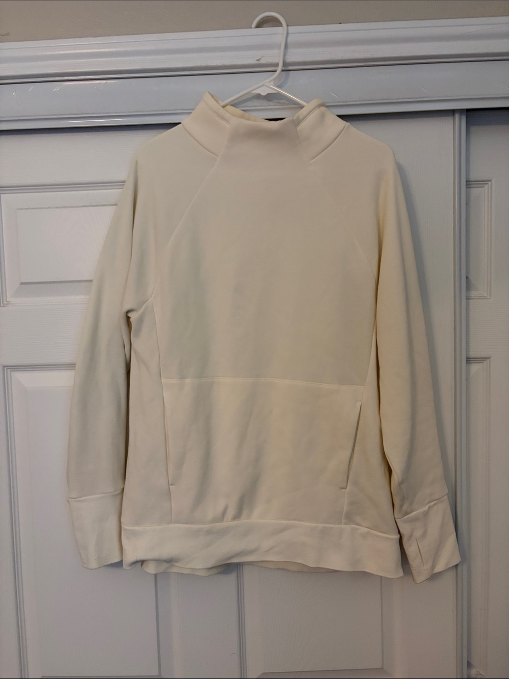 Fabletics Cream Turtleneck Sweater